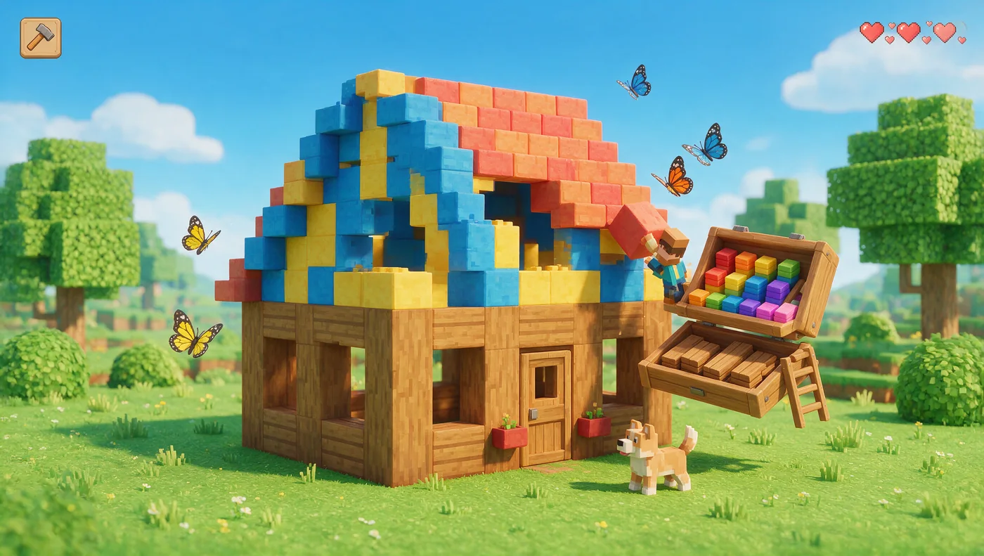 Concept image of a colourful building game used to illustrate Backstage TP