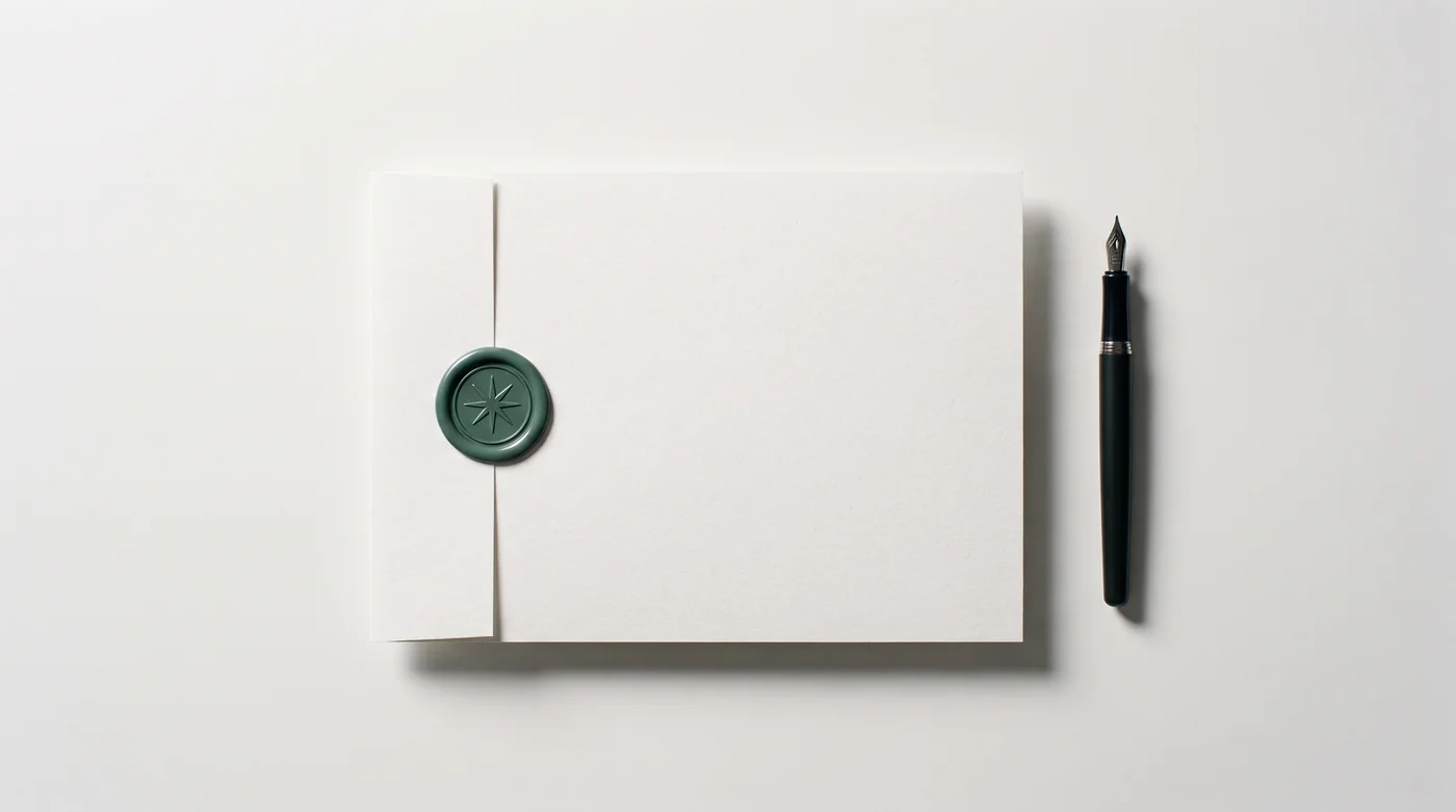 Concept image of a compliance document with a green seal